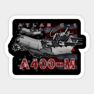 A400-M C-1 Military European Aircraft Sticker